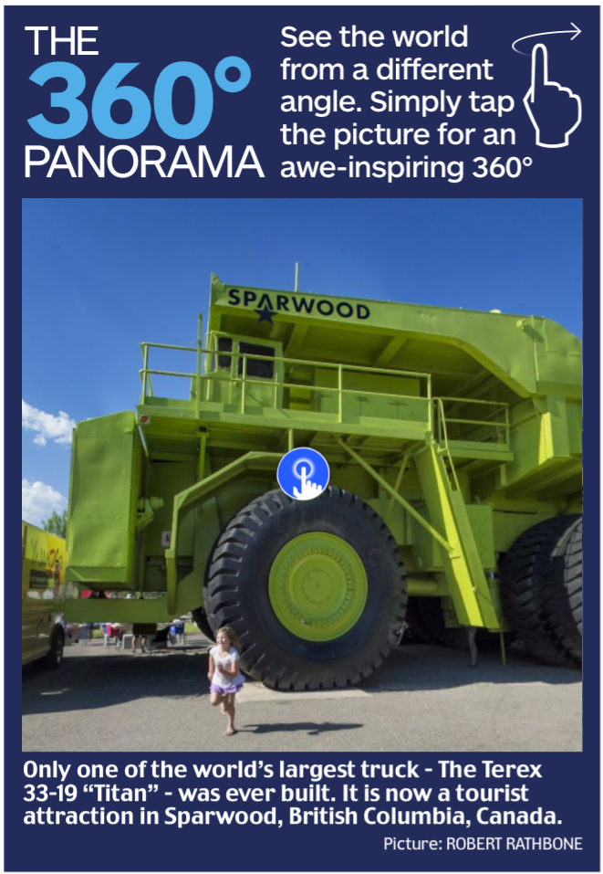 Sparwood, Canada, world's biggest truck - © Robert Rathbone, 