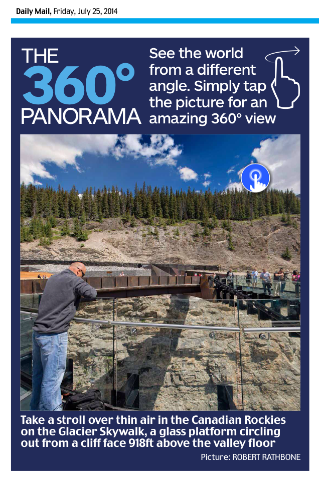 Glacier Skywalk, Jasper, Canada - © Robert Rathbone, Nottingham 